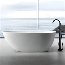 ABBER Ванна из искусственного камня Dortmund AM9911 белая матовая AM9911