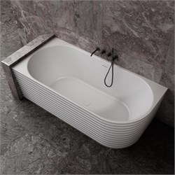 ABBER Ванна из искусственного камня Stein AS9651 L белая матовая AS9651 L