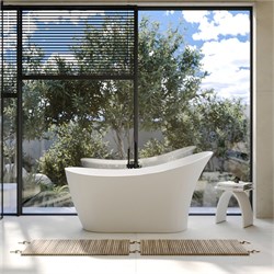 ABBER Ванна из искусственного камня Stein AS9618 белая матовая AS9618