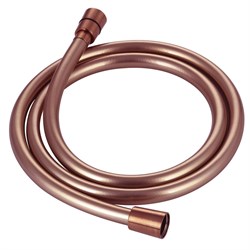 AQUAme AQM1502BC  Шланг душевой, ПВХ, 1500 мм, с латунными коническими гайками и защитой от перекручивания, медь шлифованная AQM1502BC