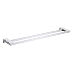 AQUAme AQM7304CR  Tivoli Держатель банного полотенца двойной 600мм, хром AQM7304CR