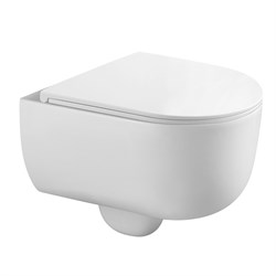 VECONI Унитаз подвесной Rino VRI-49T, белый VRI-49T