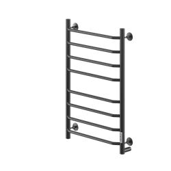 VECONI Полотенцесушитель электрический Cantu-A, 50/80, черный C8050B-A