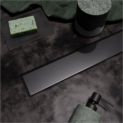 VECONI Душевой лоток Stesso Graphite 400 VS400GR