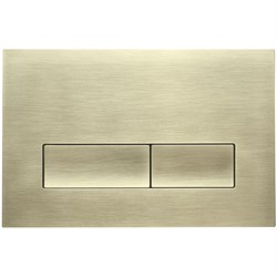 VECONI Кнопка смыва FLUSH V1, FLV1-G, 240х162х9, пластик, золото брашинг FLV1-G