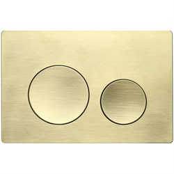 VECONI Кнопка смыва FLUSH V2, FLV2-G, 240х162х10, пластик, золото брашинг FLV2-G