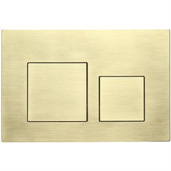 VECONI Кнопка смыва FLUSH V4, FLV4-G, 240х162х10, пластик, золото брашинг FLV4-G