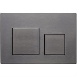 VECONI Кнопка смыва FLUSH V4, FLV4-GM, 240х162х10, пластик, оружейная сталь FLV4-GM