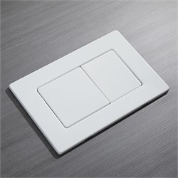 VECONI Кнопка смыва FLUSH V9, FLV9-W, 237х159х6, нержавеющая сталь, белый матовый FLV9-W