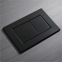 VECONI Кнопка смыва FLUSH V9, FLV9-B, 237х159х6, нержавеющая сталь, черный матовый FLV9-B