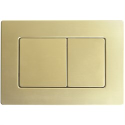VECONI Кнопка смыва FLUSH V9, FLV9-G, 237х159х6, нержавеющая сталь, золото брашинг FLV9-G