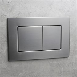 VECONI Кнопка смыва FLUSH V9, FLV9-GM, 237х159х6, нержавеющая сталь, оружейная сталь матовая FLV9-GM