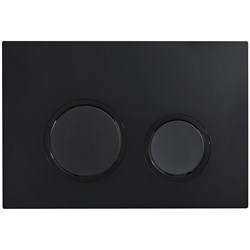 VECONI Кнопка смыва FLUSH V11, FLV11-B, 240х162х7, пластик, чёрный матовый
кайма - черный матовый FLV11-B