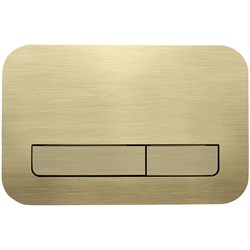 VECONI Кнопка смыва FLUSH V12, FLV12-G, 240х162х7, пластик, золото брашинг FLV12-G