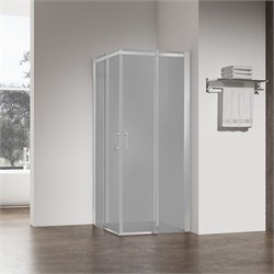 VECONI Душевой угол прямоугольный, двери раздвижные Rovigo RV-50CH-L, 1000x800x1950, хром, стекло pear RV50CH-L-10080-02-C8