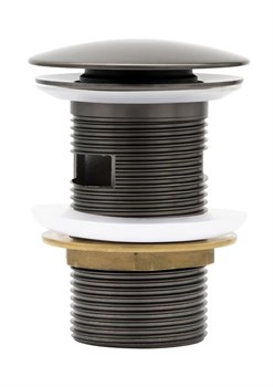 CEZARES Czr CZR-SAT-GM Донный клапан с системой "Клик-клак" с переливом, оружейная сталь CZR-SAT-GM