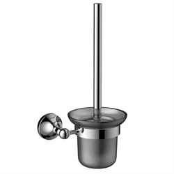 LEMARK Ёршик для унитаза Pushkin подвесной, сталь, хром LMA-8621S-C