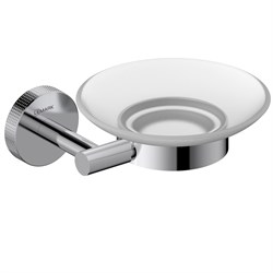 LEMARK Мыльница BELUGA подвесная, сталь, стекло, хром LMA-8031S-C