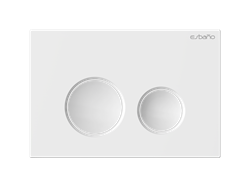 ESBANO Клавиша слива, белый ESINSKS48GW