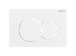 ESBANO Клавиша слива, белый ESINSKS50GW