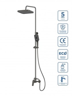 BELBAGNO Due Душевая стойка со смесителем DUE-DOCM-GM DUE-DOCM-GM