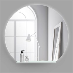 BELBAGNO Зеркало с встроенным светильником и сенсорным выключателем с полкой SPC-RNG-1000-LED-TCH-MENS, 12W, 220-240V, 1000x30 SPC-RNG-1000-LED-TCH-MENS