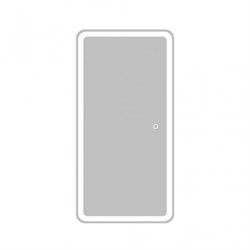 BELBAGNO Marino Зеркальный шкаф с одной распашной дверью, с двумя стеклянными полками, со встроенной подсветкой и сенсорным выключателем SPC-MAR-400/800-1A-LED-TCH, 12W, 220-240V, 400x800x150 SPC-MAR-400/800-1A-LED-TCH