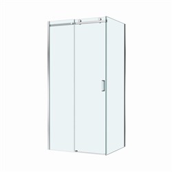BELBAGNO Soft Close-2 Душевой уголок прямоугольный размер 110x90 см профиль - хром / стекло - прозрачное, двери раздвижные SOFT_CLOSE-2-AH-1-110/90-C-Cr
