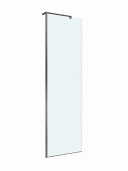 BELBAGNO Uno Душевая перегородка ширина 60 см, профиль - оружейная сталь / стекло - прозрачное UNO-L-1-TB-60-C-GM