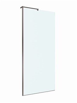 BELBAGNO Uno Душевая перегородка ширина 90 см, профиль - оружейная сталь / стекло - прозрачное UNO-L-1-TB-90-C-GM