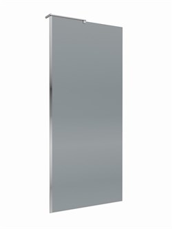 BELBAGNO Uno Душевая перегородка ширина 90 см, профиль - хром / стекло - серое UNO-L-1-TB-90-GR-Cr