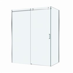 BELBAGNO Soft Close-2 Душевой уголок прямоугольный размер 160x90 см профиль - хром / стекло - прозрачное, двери раздвижные SOFT_CLOSE-2-AH-1-160/90-C-Cr