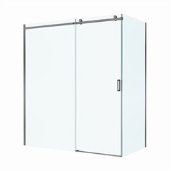 BELBAGNO Soft Close-2 Душевой уголок прямоугольный размер 180x90 см профиль - оружейная сталь / стекло - прозрачное, двери раздвижные SOFT_CLOSE-2-AH-1-180/90-C-GM