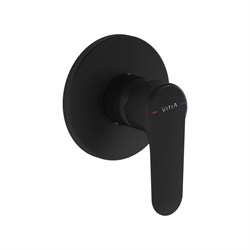 VITRA Встраиваемый смеситель для ванны Root Round A4272836EXP матовый черный A4272836EXP