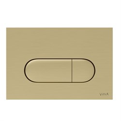 VITRA Кнопка смыва для инсталляции Root Round 740-2225 брашированное золото двойный смыв 740-2225