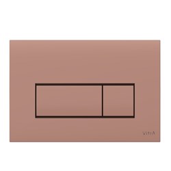 VITRA Кнопка смыва для инсталляции Root Square 740-2340 мягкая медь глянец двойный смыв 740-2340