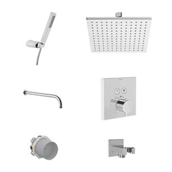 VITRA Встраиваемый душевой комплект Square A49309EXP с термостатом хром латунь A49309EXP