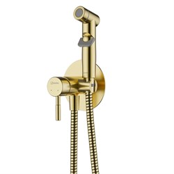 LEMARK Смеситель Зенит LMF-1618S-BRGN с гигиеническим душем, встраиваемый LMF-1618S-BRGN