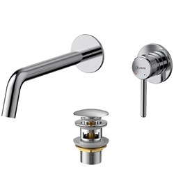 LEMARK Смеситель Beluga LMF-8033B-С для раковины, встраиваемый LMF-8033B-C