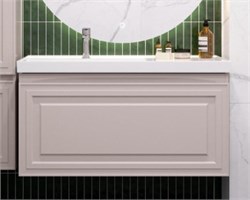 AQUANET Тумба с раковиной Агата 100 L 1 ящ. цв. бежевый AQUANET-365933