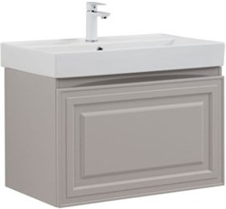 AQUANET Тумба с раковиной Агата 75 1 ящ. цв. бежевый AQUANET-348185