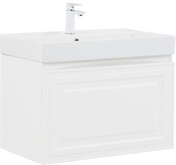AQUANET Тумба с раковиной Агата 75 1 ящ. цв. белый сатин AQUANET-348186