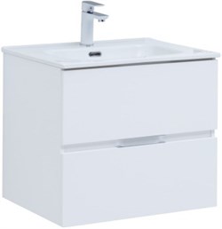 AQUANET Тумба с раковиной Алвита new 120 4 ящ. цв.белый матовый AQUANET-306294