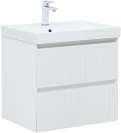 AQUANET Тумба с раковиной Альтера 60 цв. белый матовый AQUANET-340885