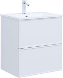 AQUANET Тумба с раковиной Арт 60 цв.белый матовый AQUANET-323567