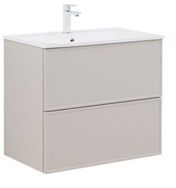 AQUANET Тумба с раковиной Арт 75 бежевый AQUANET-345812