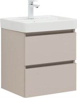 AQUANET Тумба с раковиной Вега 2.0 50 бежевый AQUANET-367323