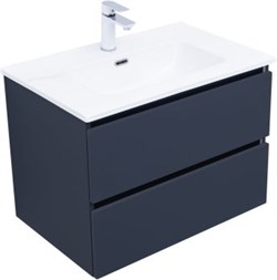 AQUANET Тумба с раковиной Вега 2.0 70 2 ящ. цв.маренго (раковина Flat) AQUANET-344758