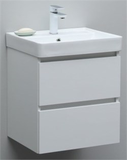 AQUANET Тумба с раковиной Вега 50 белый глянец AQUANET-367322