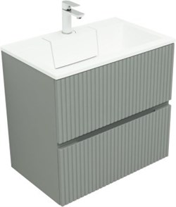 AQUANET Тумба с раковиной Джейн 70 цв.мисти грин (раковина Фортуна) AQUANET-332520